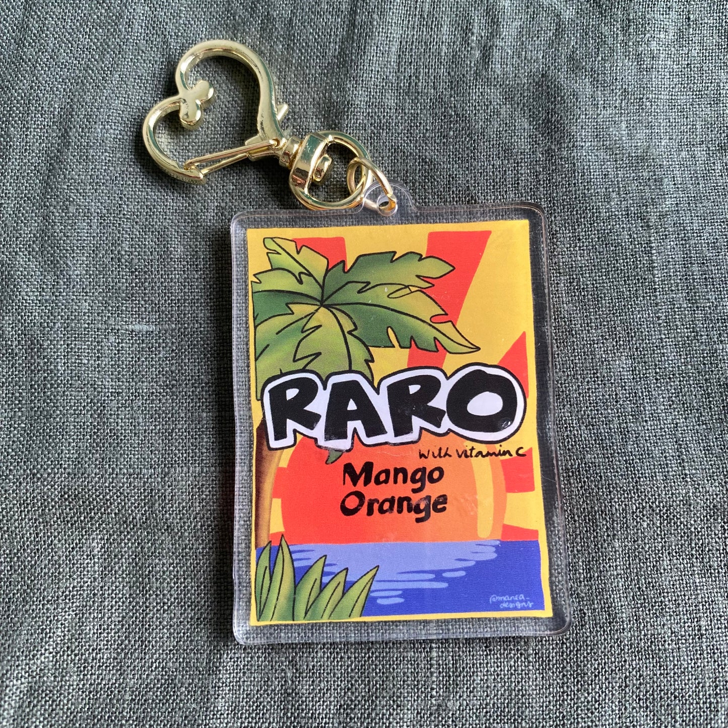 Raro Acrylic Keychain Bag Charm