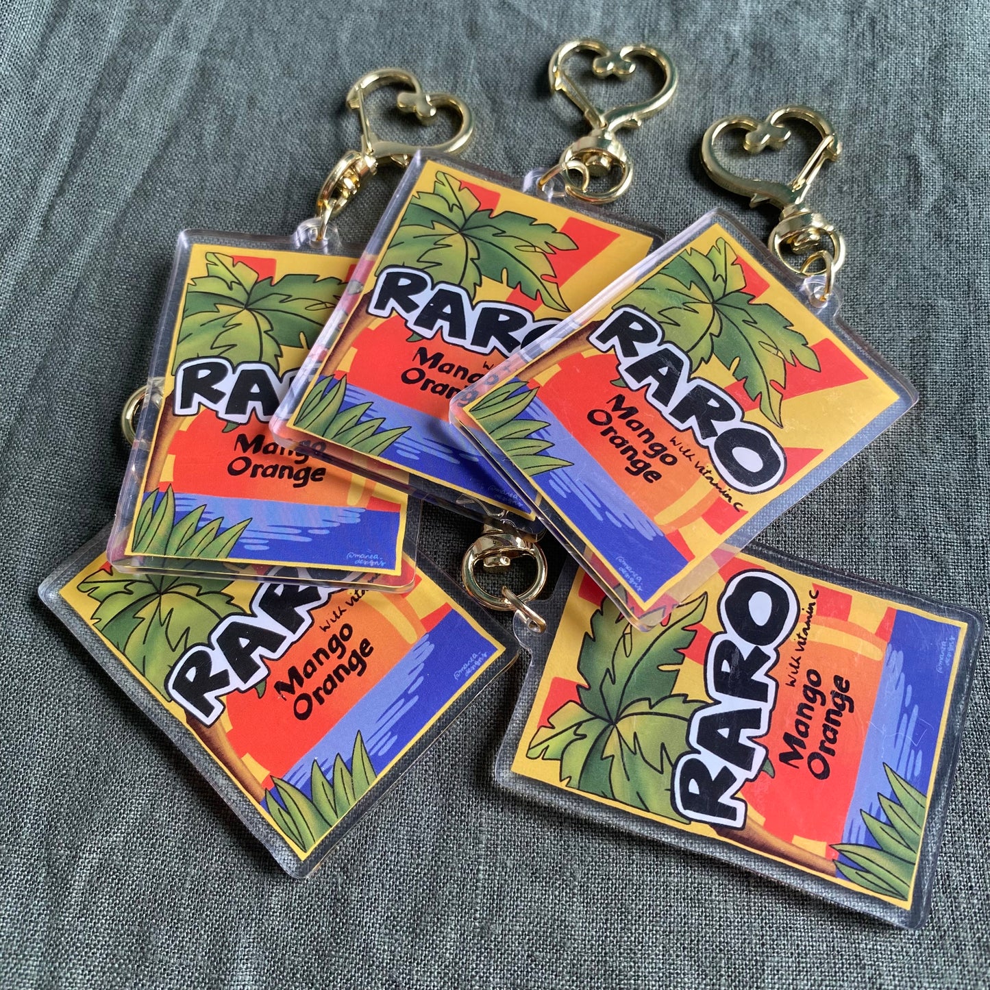 Raro Acrylic Keychain Bag Charm