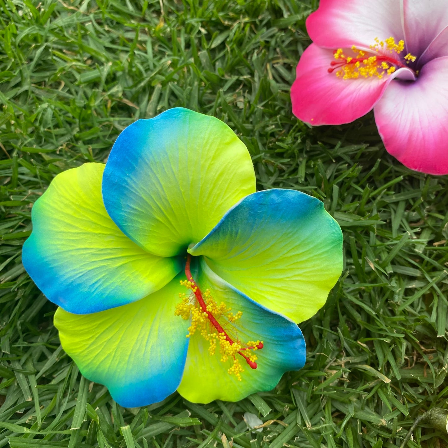 XL Hibiscus Polynesian Sei Artificial Foam Hair Flowers 12.5cm