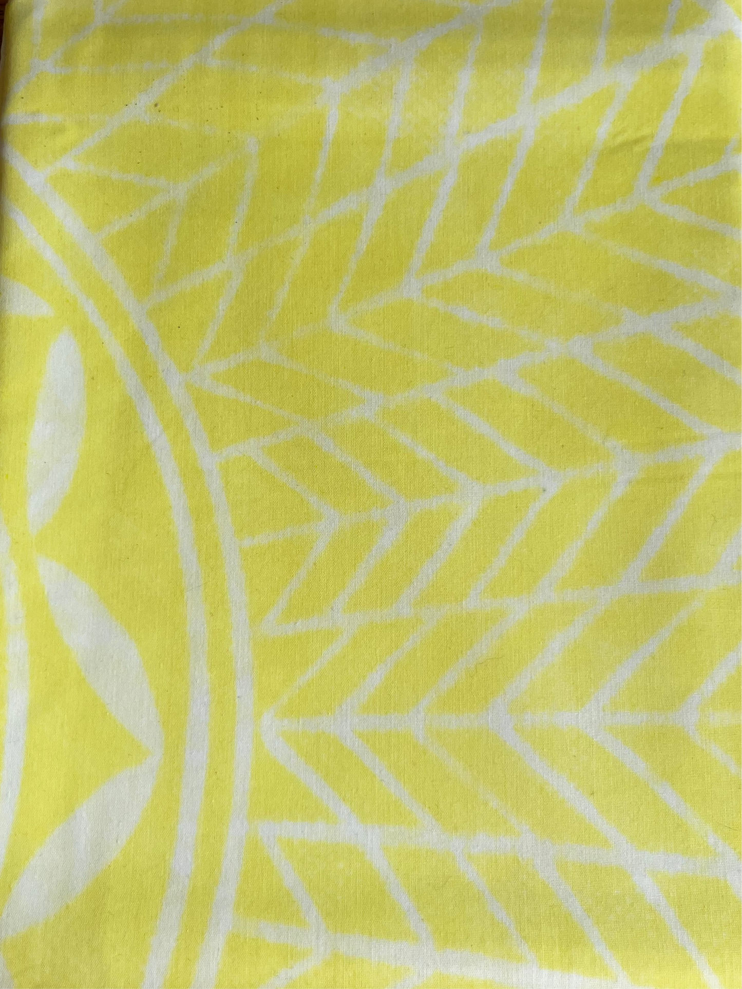 2m Pastel Citrus Block Print Ie Lavalava Women's Pareo Cotton Poplin Sarong Beach Cover Up Size L