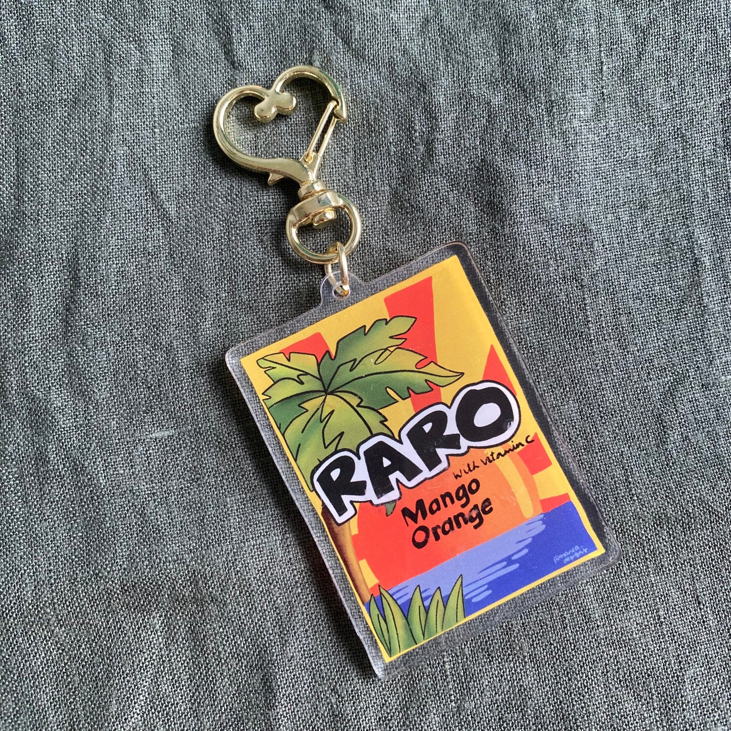 Raro Acrylic Keychain Bag Charm