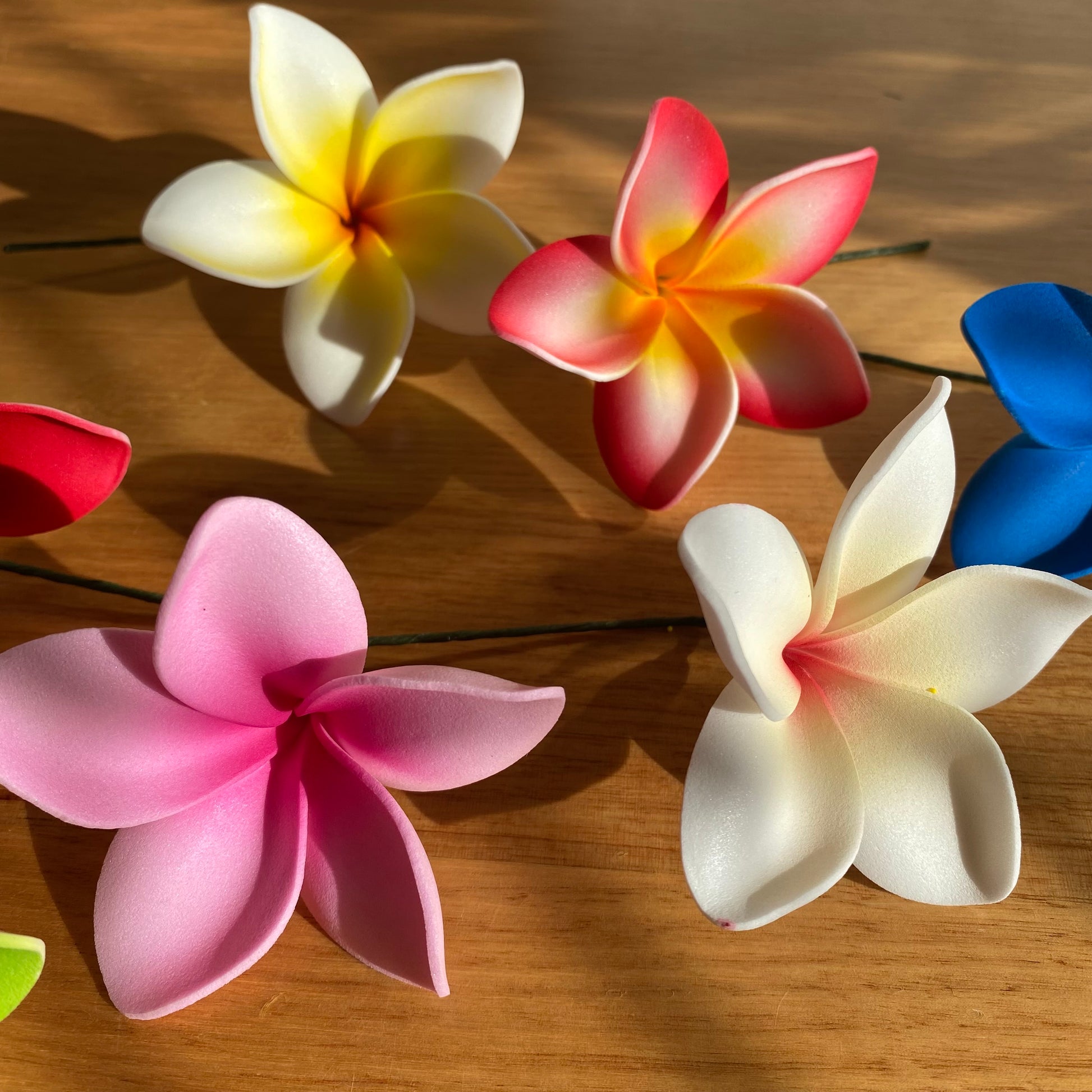 Medium Frangipani Sei Foam Flowers 7.5cm Pacific Islands Accessories #product_variant# - Island Aesthetica