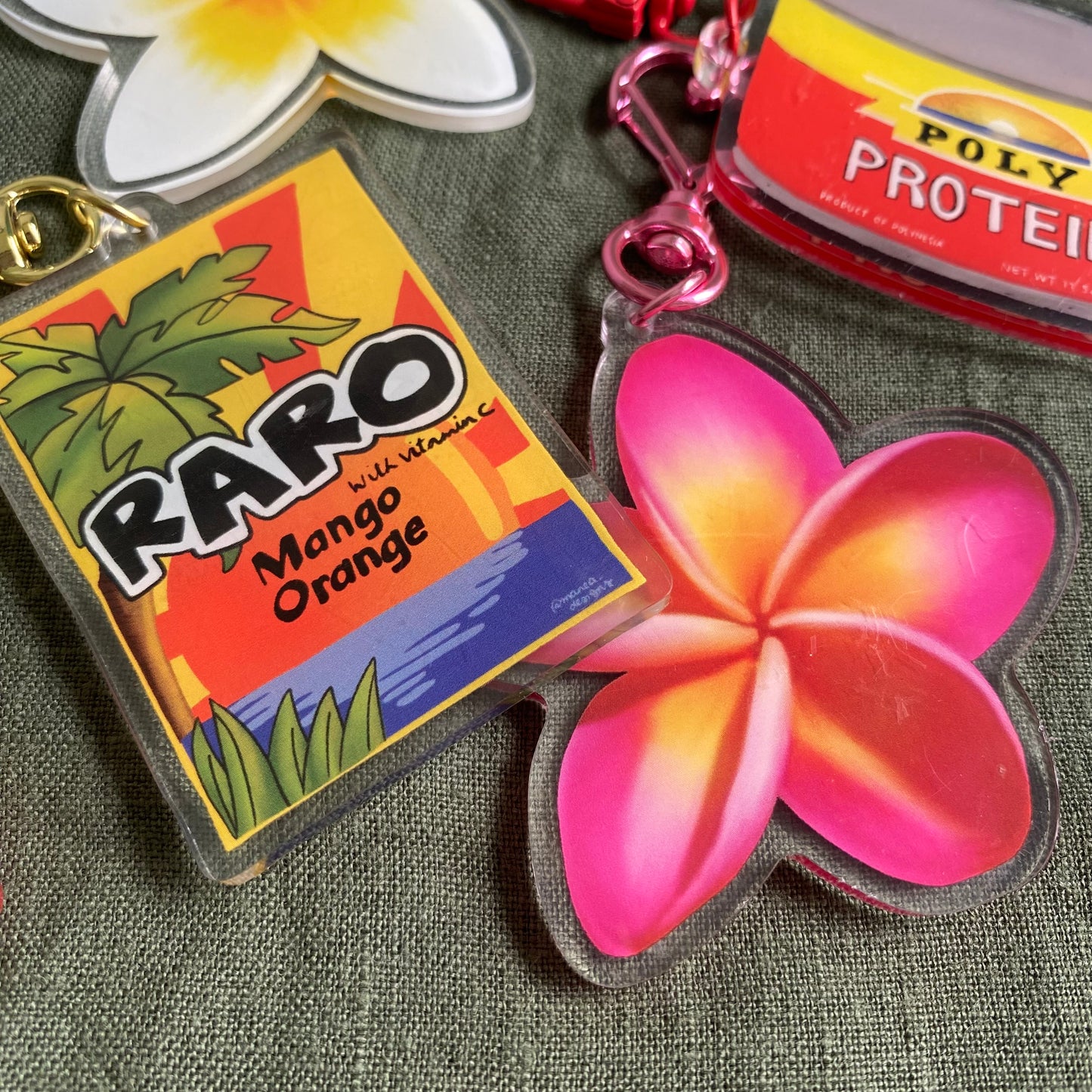 Raro Acrylic Keychain Bag Charm